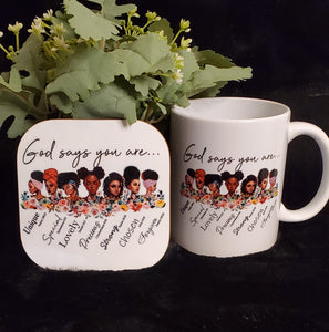 God Says Mug Set