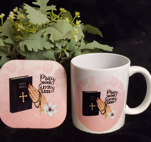 Pray More Mug Set